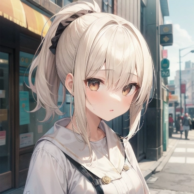 ストリート系ファンシー女の子