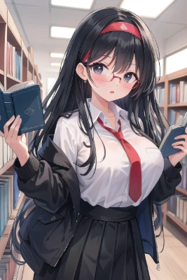 博識の女の子