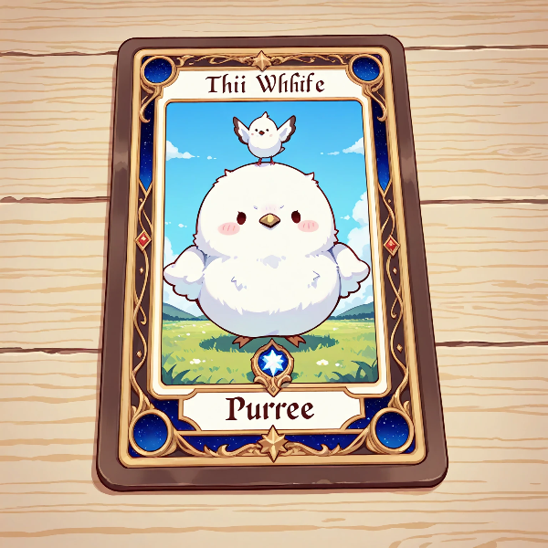 タロット風白雀ちゃん