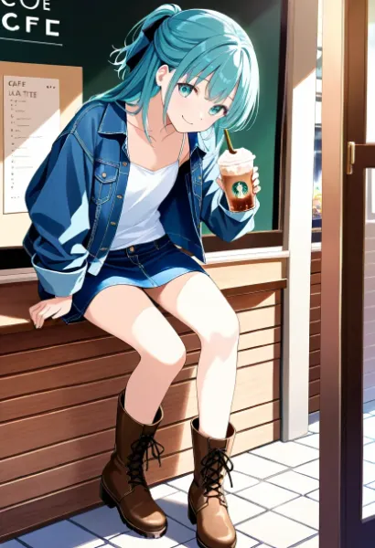 常磐アクア（お題：アイスラテ）