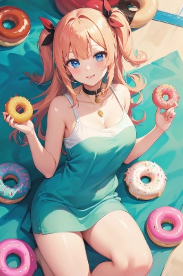 美少女　ドーナツ