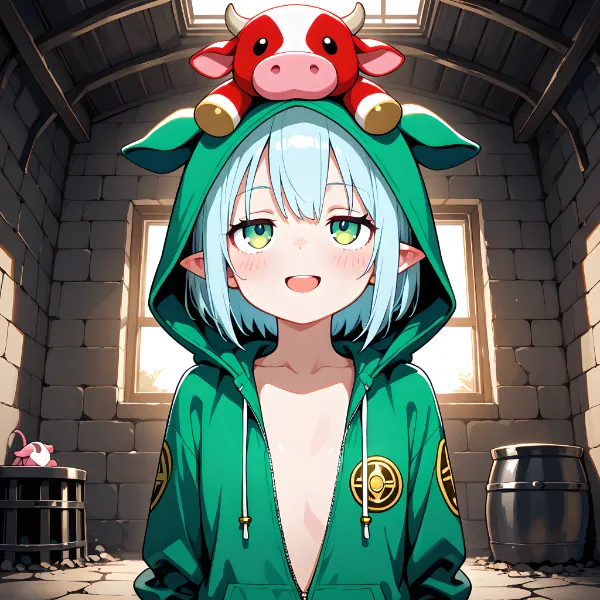 【牛】性別反転呪い人形『あべこべこ』