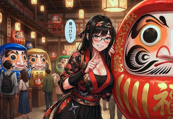 達磨屋のクール忍者娘