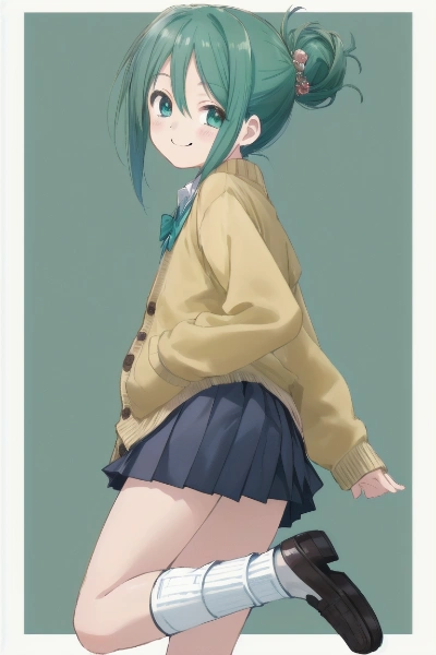 常磐アクア（お題：振り向き#1）