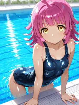 天王寺璃奈　スクール水着
