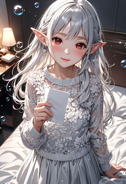 銀髪エルフの秘密の招待状