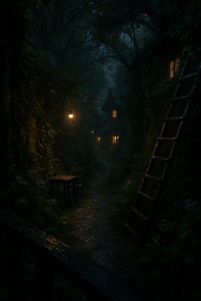 霧の森に潜む秘密の隠れ家