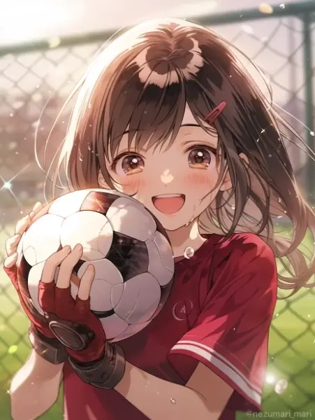 サッカー少女