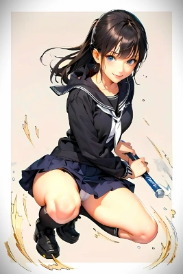 女子高生騎士