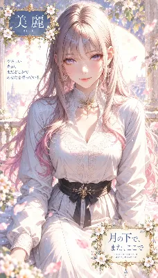 月の下で、再び桜の約束