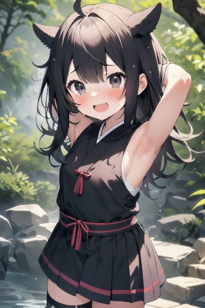 お絹ちゃん、久しぶりに作成　そして腋にこだわった（＝ｗ＝