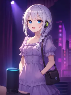 ネオンシティのデジタルメロディ