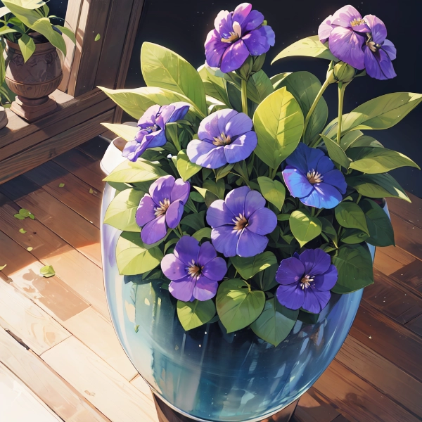 花瓶のトレニア（ナツスミレ）