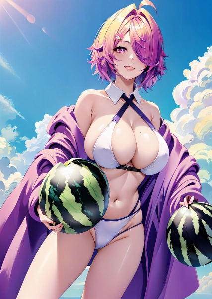 刺杉あいす　スイカグラビア