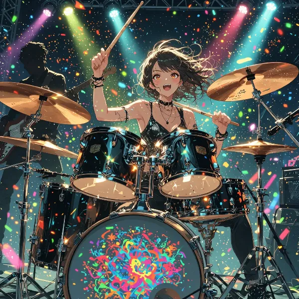 熱狂のビート！ドラムの女王降臨