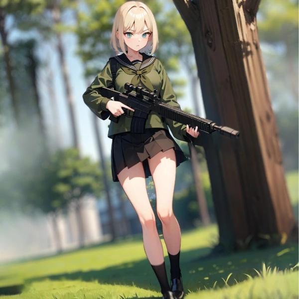 索敵と女子高生