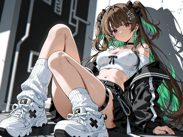 赤い瞳のストリートガール