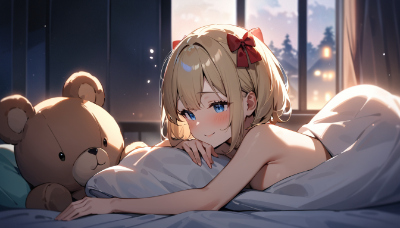 よるもいっしょだよ