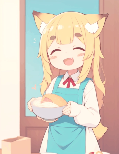 狐さんのご飯リベンジ