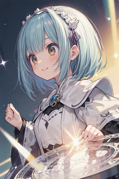 魔法陣と女の子