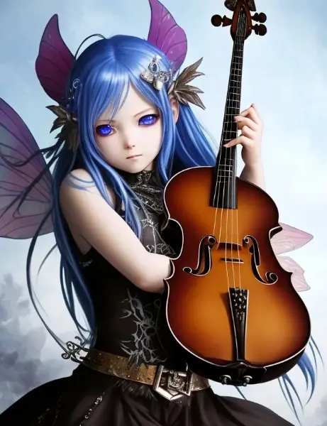 Metal Fairy Violinist