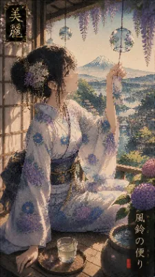 風鈴の音が運ぶ夏の静かなひととき