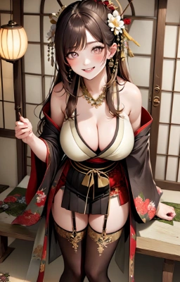 Sexy Kimono lady