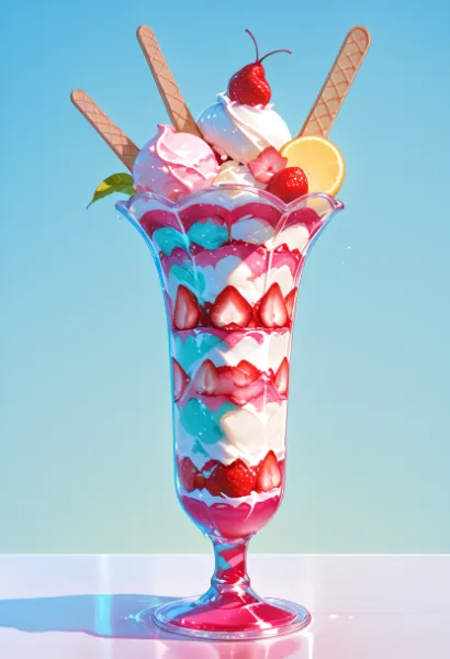 夏の夢を溶かす魔法のサンデー