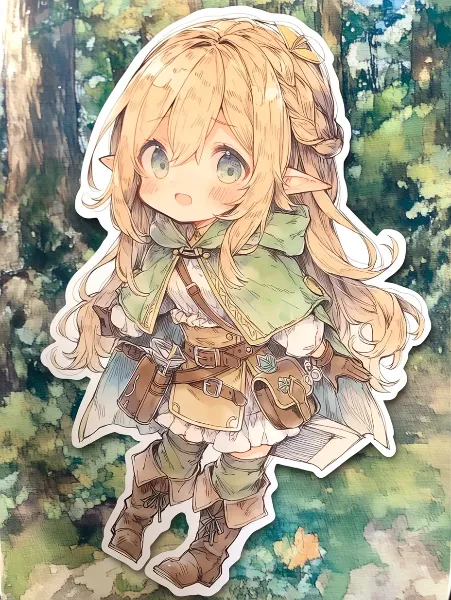 森の小さなエルフの冒険譚。