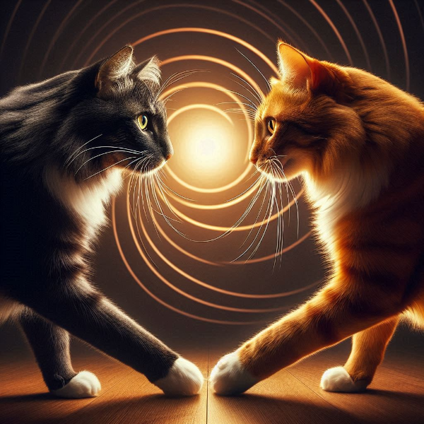 猫ｘアイコンタクト　（12枚）