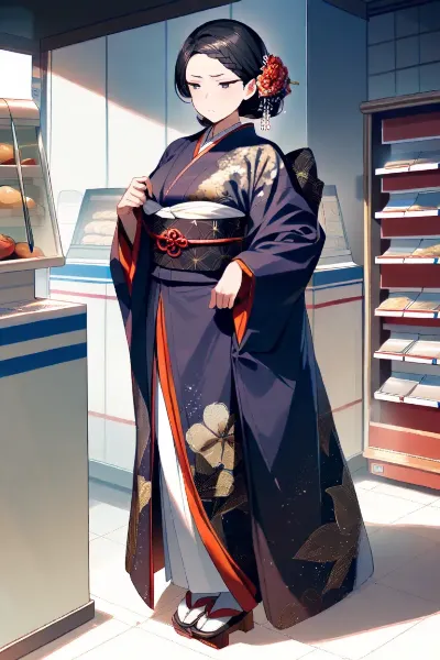 奥方様とククリ（ＪＳちゃん）