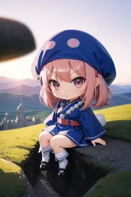 キノコ村で第一村人発見！女の子のようた！