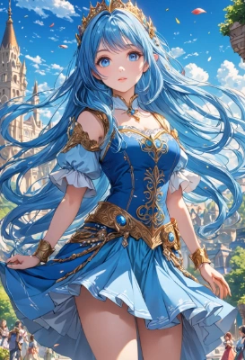 青髪のお姫様