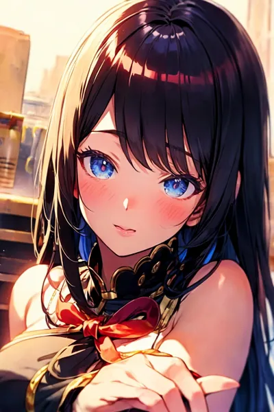 夕暮れの街で交わす秘密の視線