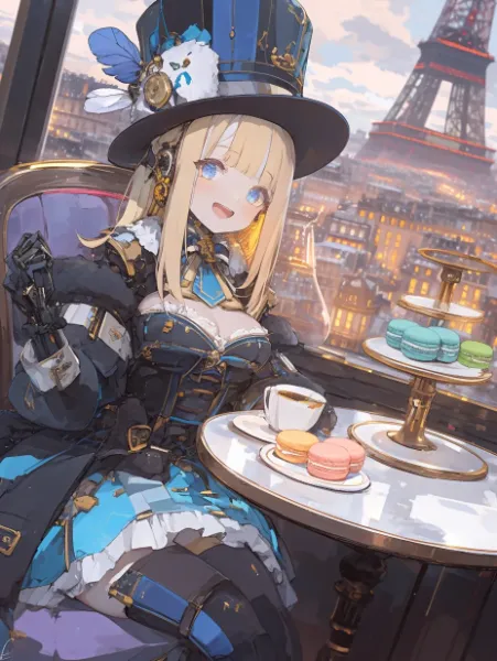 近代未来なパリとコーヒーブレイク