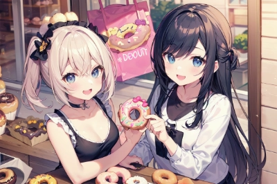 ドーナツつくって売るよっ