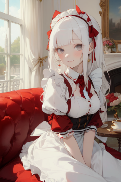 侍女（メイド）・クラレッタ＠お題「リボン」