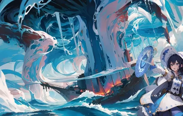 ウェスティリア沖海戦 極大水魔法「Deluge Blast」