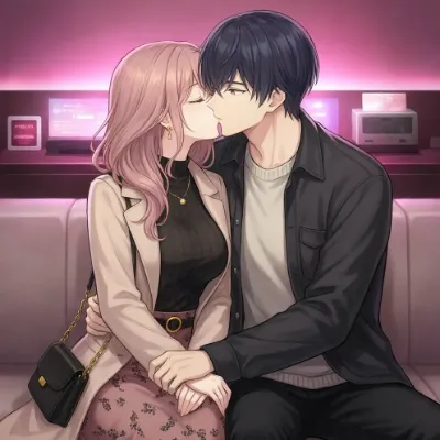 R-18/10ｺﾏ) リズと柊吾、ラブホで10歳差セックス