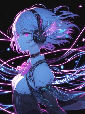 headphone girl