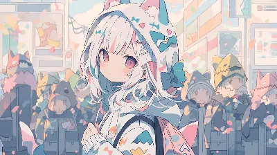 猫耳パーカーの祝福フェスティバル