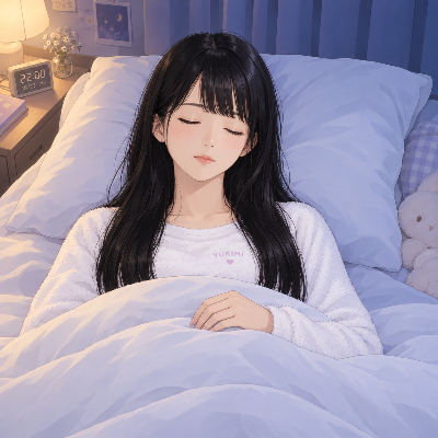 おやすみ🌙(ゆきみちゃん)