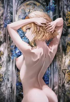 美しいテイルズのナタリアの背中