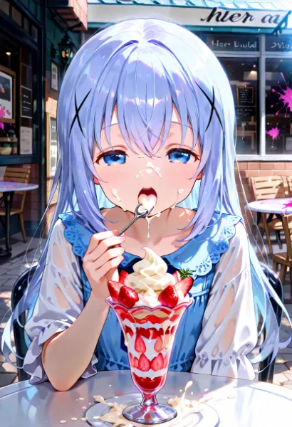 チノちゃん、行儀悪いよ。