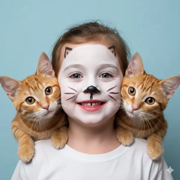 猫メイク少女の不思議な仲間たち