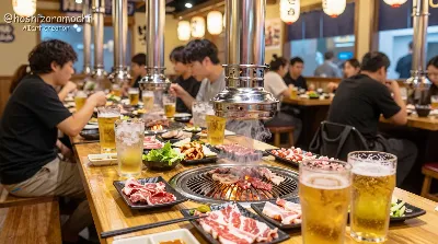 朝まで続く、夜の焼肉パーティー🎉