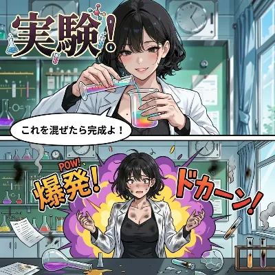 実験！(comic+img)