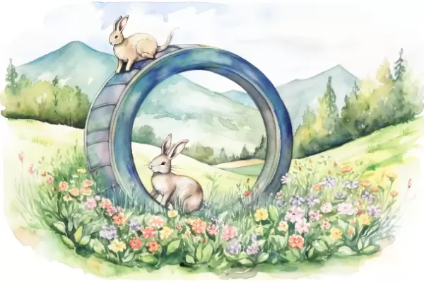 Tire and Bunnies