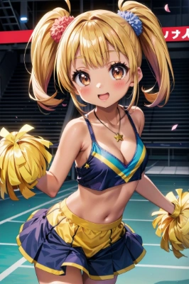 チアリーダーな小麦ちゃん。