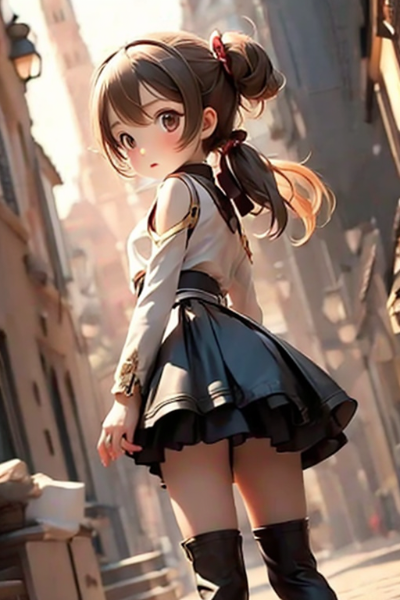 It\'s autumn...long boots look great on you🎶